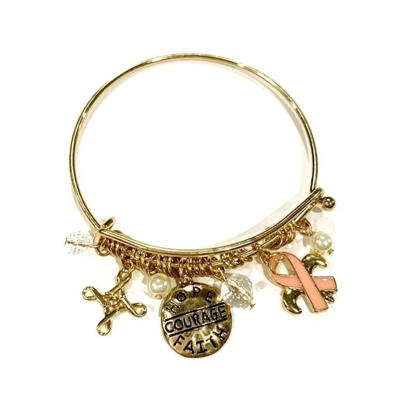 Breast Cancer Awareness Bracelet NWT - Picture 1 of 4